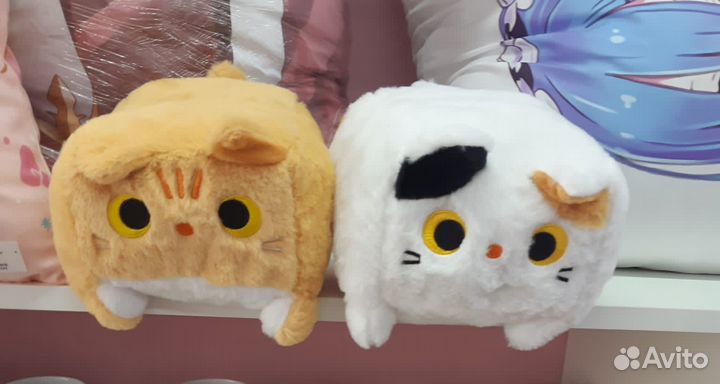 Мягкие игрушки кот-кубик
