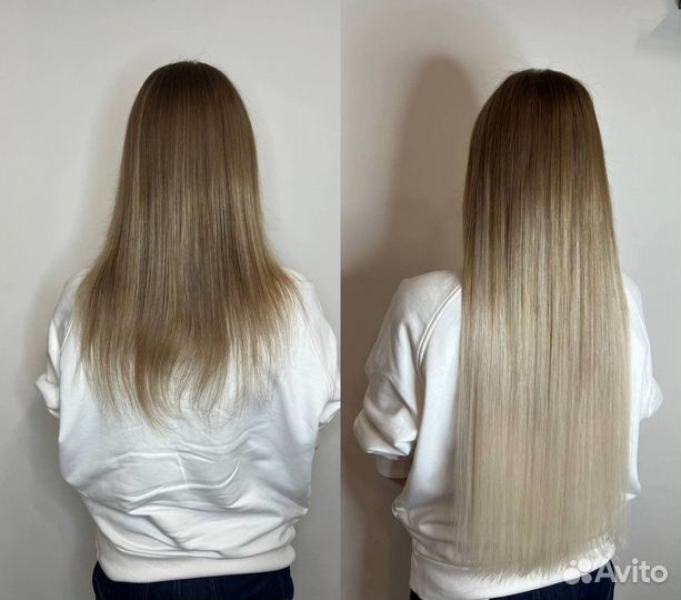 Коррекция наращённых волос