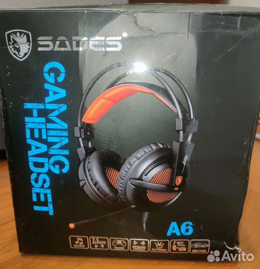 Игровые Наушники Sades A6