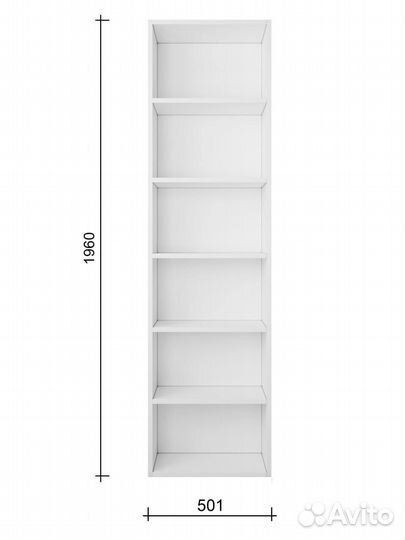 Стеллаж в стиле IKEA