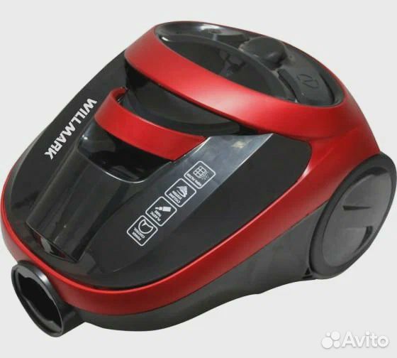 Пылесос Willmark VC-2255CYM красный