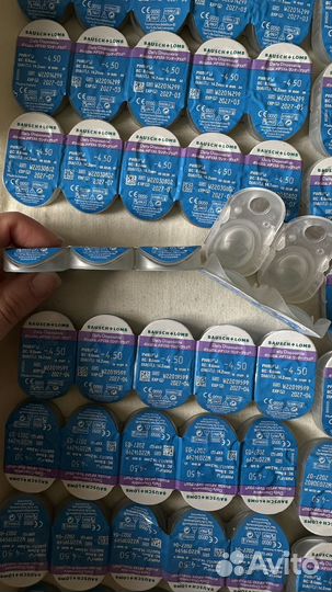 Baush and Lomb контактные линзы однодневные -4.50