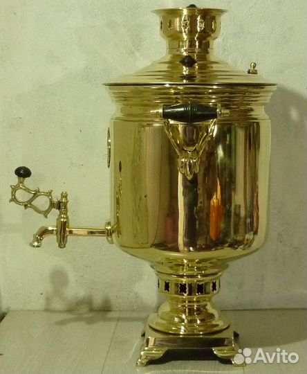 Самовар жаровой на дровах 7 литров банка СССР