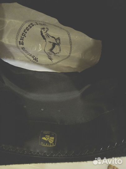 Шляпа мужская ковбойская