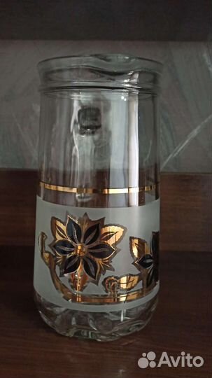 Кувшин и стаканы времён СССР