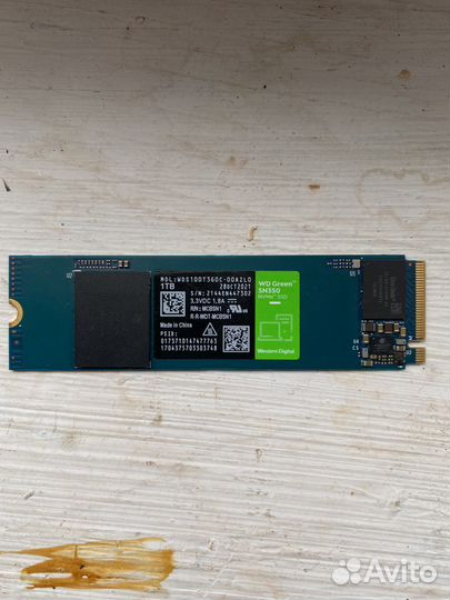 Ssd m2 nvme 1tb WD Green sn350