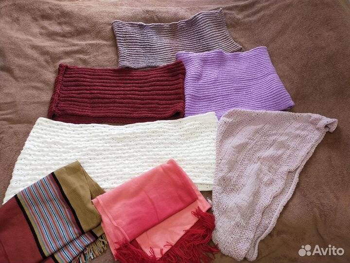 Шарфы и палантины пакетом