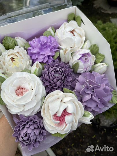 Букеты, съедобные композиции из зефира