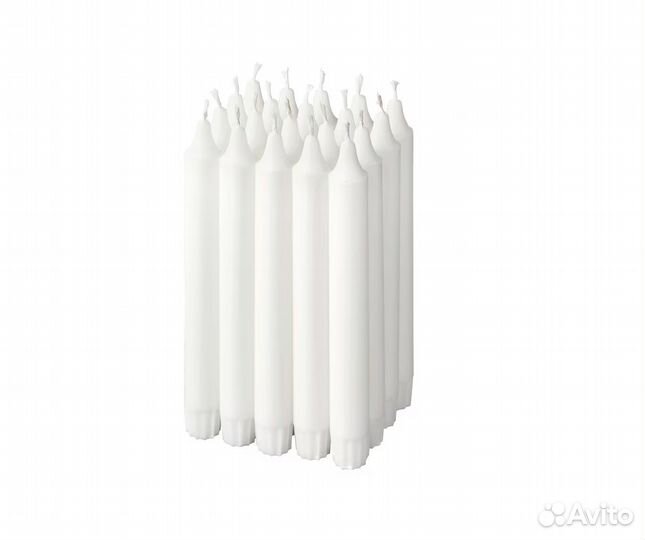 Неароматическая свеча неоплывающая Джубл Икеа