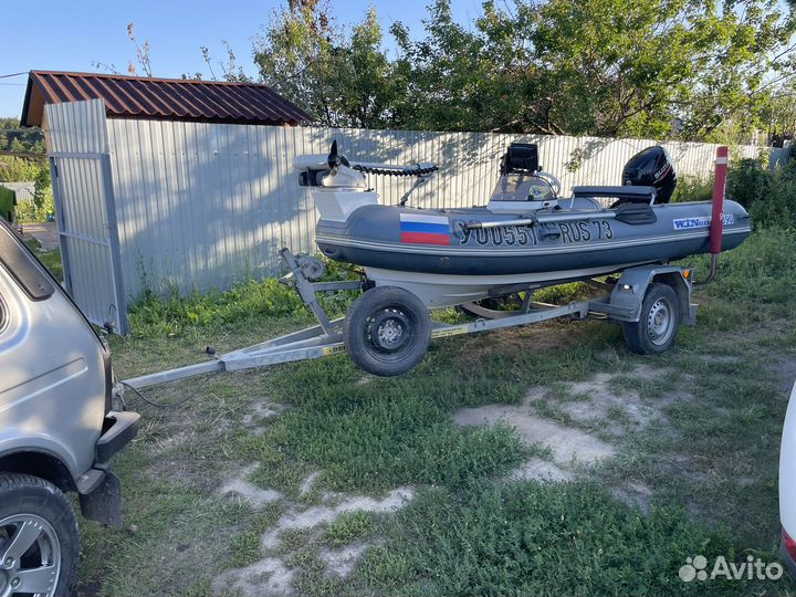 Риб winboat 390, suzuki 30 и прицеп лав 81015