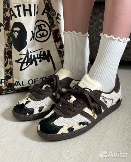 Кеды Notitle x Adidas Samba Cow Print