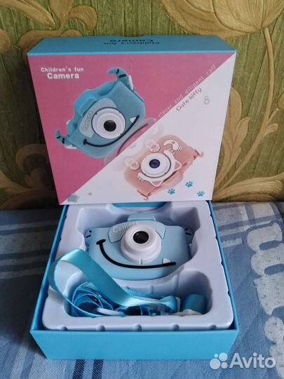 Детский фотоаппарат игрушка с камерой и играми