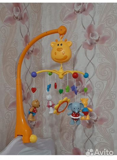 Музыкальная игрушка Карусель Мобиль 