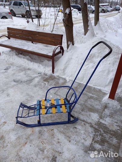 Детские зимние санки