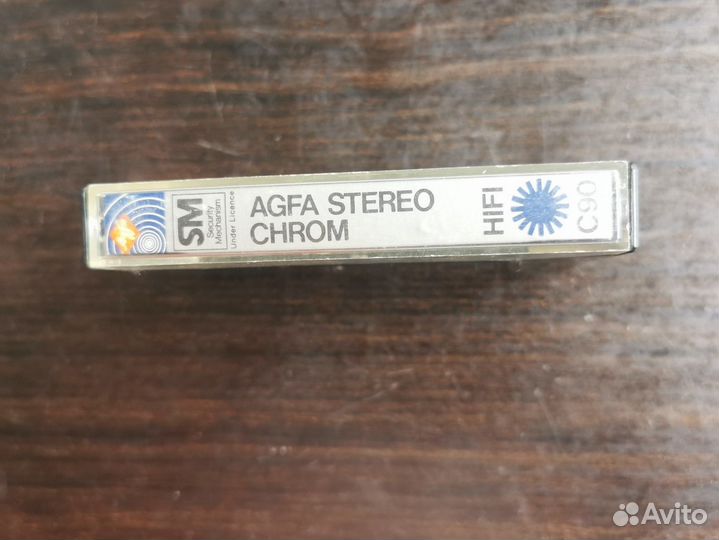 Аудиокассета agfa stereo chrom c-90