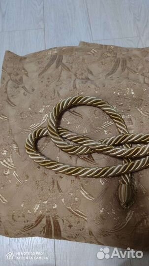 Портьеры с подвязом 260 на 246