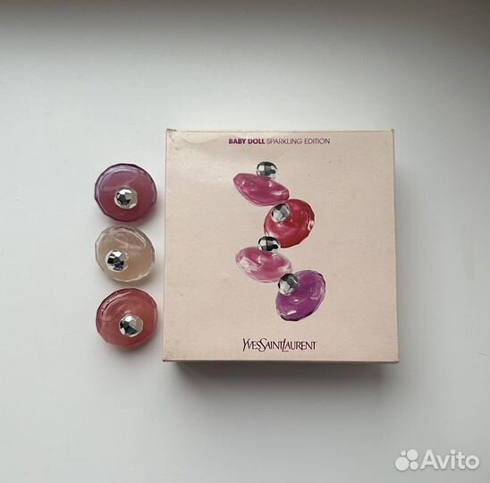 Ysl набор миниатюр baby doll винтаж