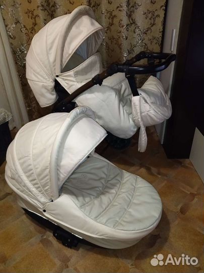 Коляска 2 в 1 Sibis Leather