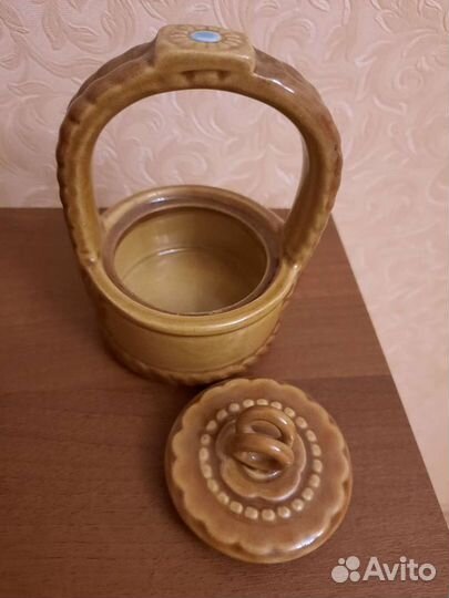 Керамическая шкатулка для хранения мелочей