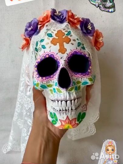 Статуэтка гипсовая Череп