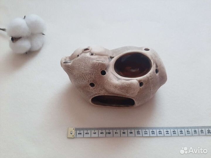 Аромалампа керамическая Кот,символ года подсвечник