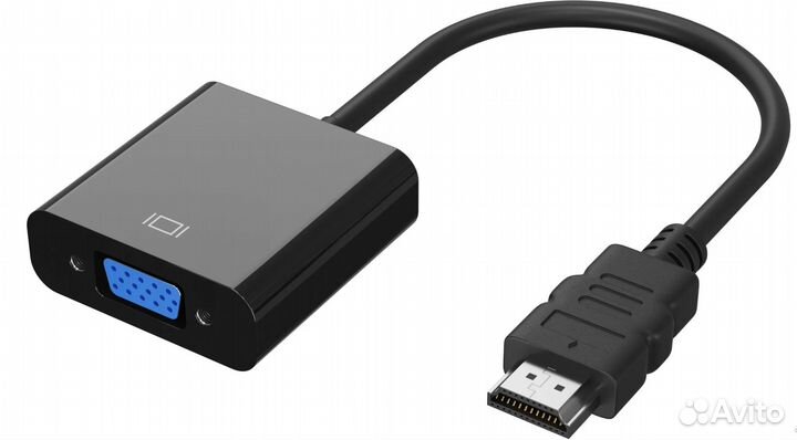 Переходник hdmi (male) x VGA (female) AUX Afkas-no