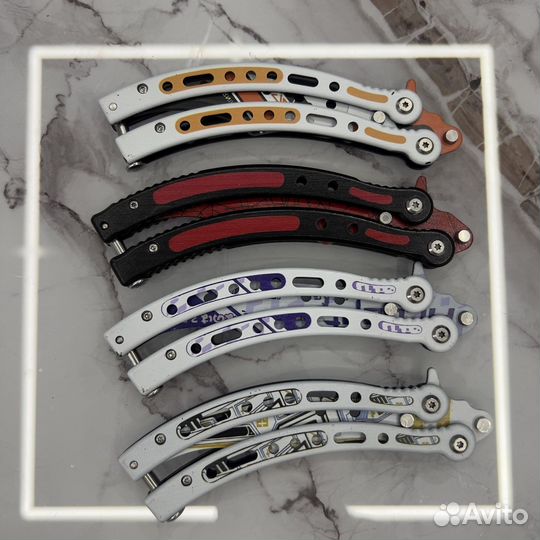 Бабочка/Balisong игрушка из CS: GO