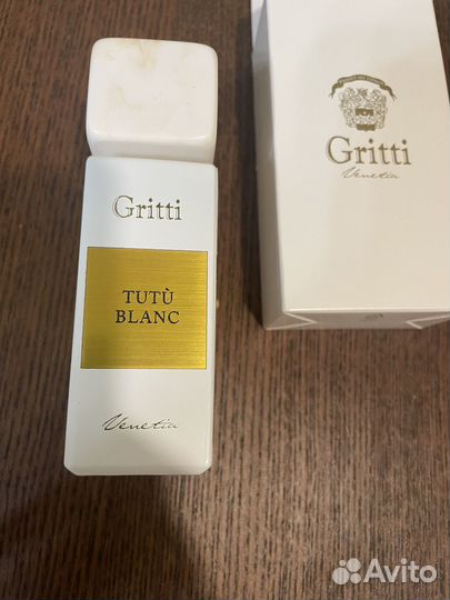 Gritti tutu blanc 100ml оригинал