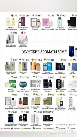 Чешские духи в наличии