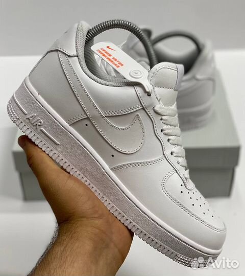 Кроссовки Nike Air force белые 4
