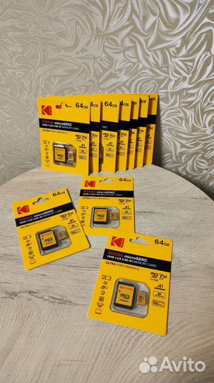 Флешка kodak micro sd 64гб
