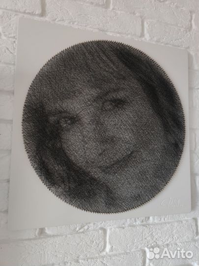 Картина нитями по фото