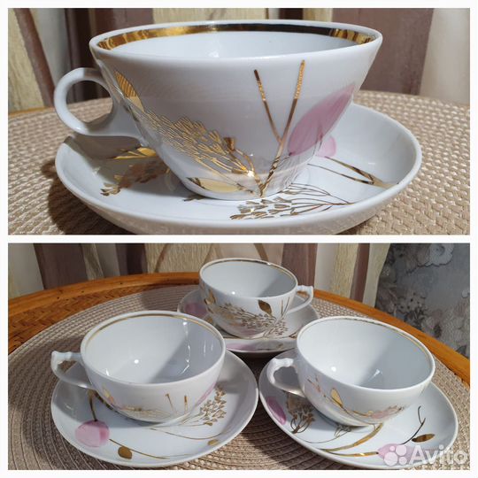 Чайные пары Дулево. Сервиз