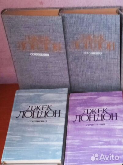 Джек Лондон. Собрание сочинений. 4 тома. 1984г