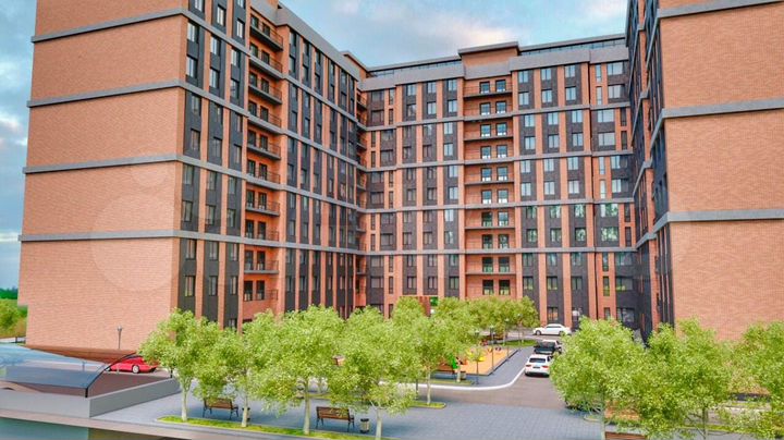 1-к. квартира, 48,9 м², 9/12 эт.