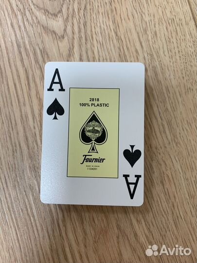 Карты игральные пластиковые Fournier