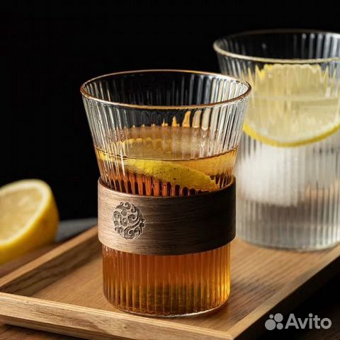 Стаканы с деревянной вставкой тренд сезона