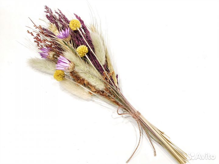 Мини букеты из сухоцветов