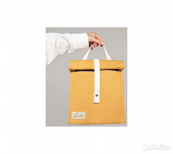 Сумка для ланча RoadLike cooler bag eco, горчичный