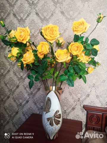 Искусственные цветы розы