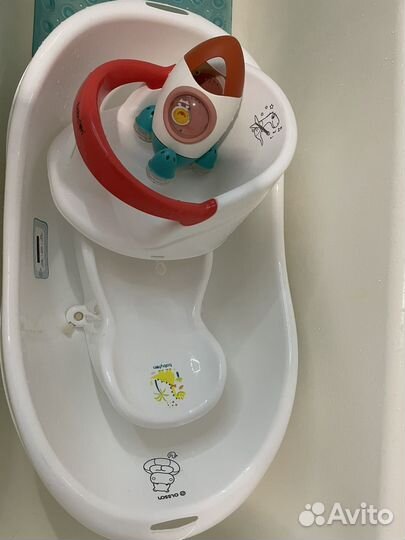 Детская ванночка для купания с горкой