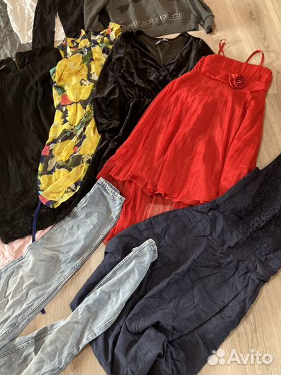 Одежда пакетом 20 штук для девочки 13-15 лет