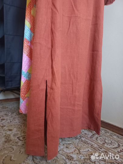 Платье льняное