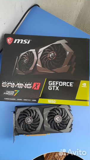 Видеокарта GTX 1650 4GB gddr6