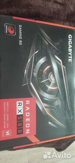 Видеокарта rx580 8gb