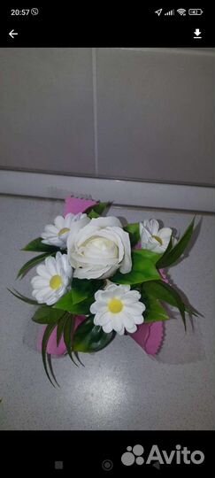 Мыло ручной работы букет 8 марта