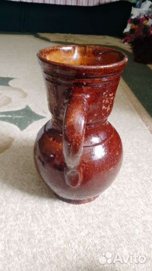 Глиняный кувшин СССР набор глиняный для коньяка но