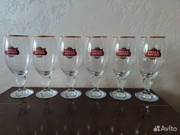 Новые пивные бокалы Stella Artois Стелла Артуа 0,5