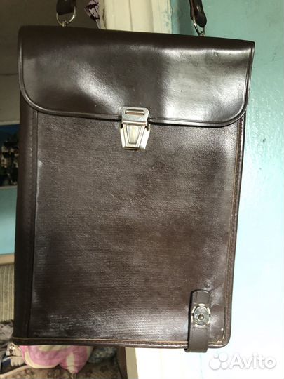 Сумка-планшет натуральная кожа