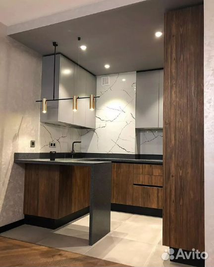 Кухня на заказ угловая